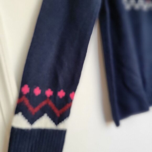 VINCE CAMUTO Mock Neck Fair Isle Sweater Multicolor Size S - Picture 3 of 9